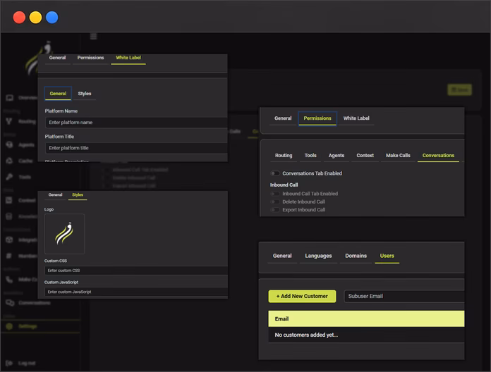White-Label and Client Management